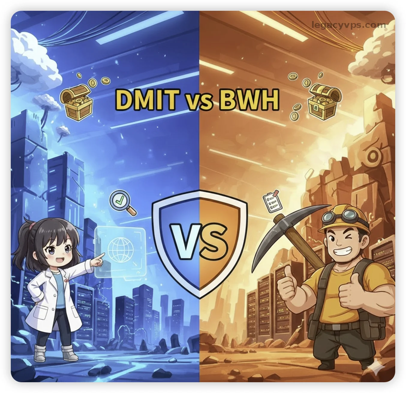 拒绝踩坑：DMIT 与 搬瓦工 (BWH) 全方位对比——服务、政策与套餐选购指南