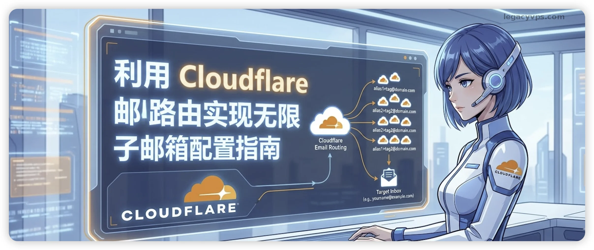 利用 Cloudflare 邮件路由实现无限子邮箱配置指南